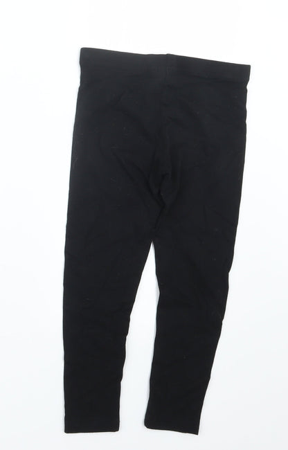 NEXT Girls Black   Capri Trousers Size 8 Years