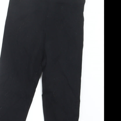 NEXT Girls Black   Capri Trousers Size 8 Years