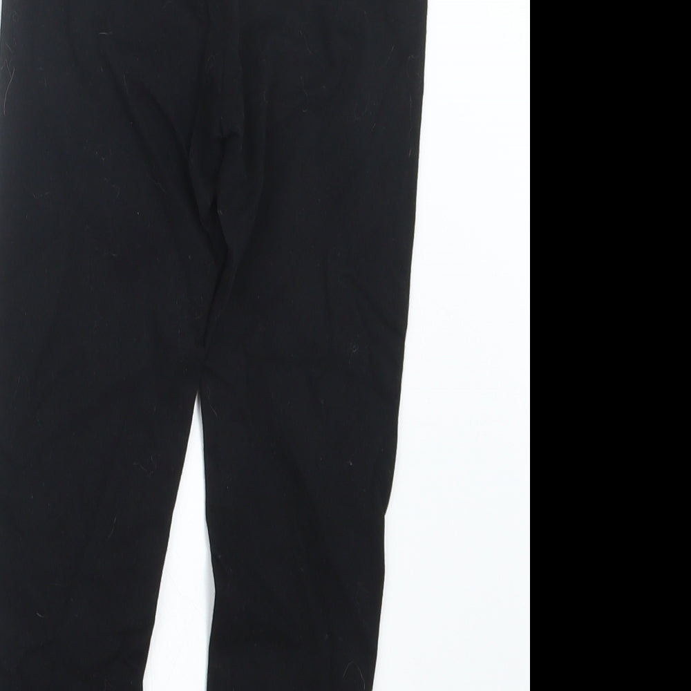 NEXT Girls Black   Capri Trousers Size 8 Years