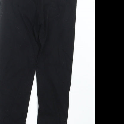 NEXT Girls Black   Capri Trousers Size 8 Years