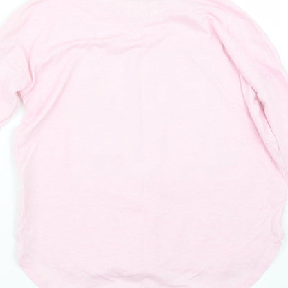 Gap Girls Pink   Basic T-Shirt Size 8 Years  - Beauty and the Beast