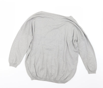 Womens UK Size 12 NEXT Grey Pullover Jumper