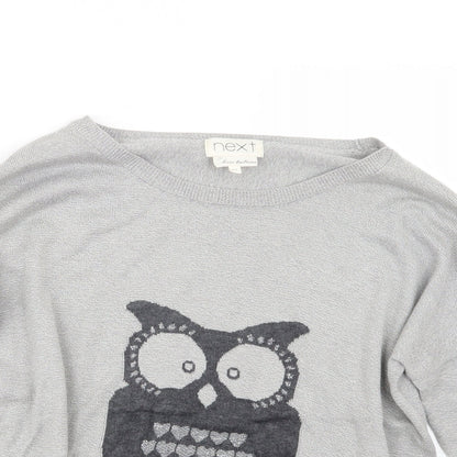 Womens UK Size 12 NEXT Grey Pullover Jumper