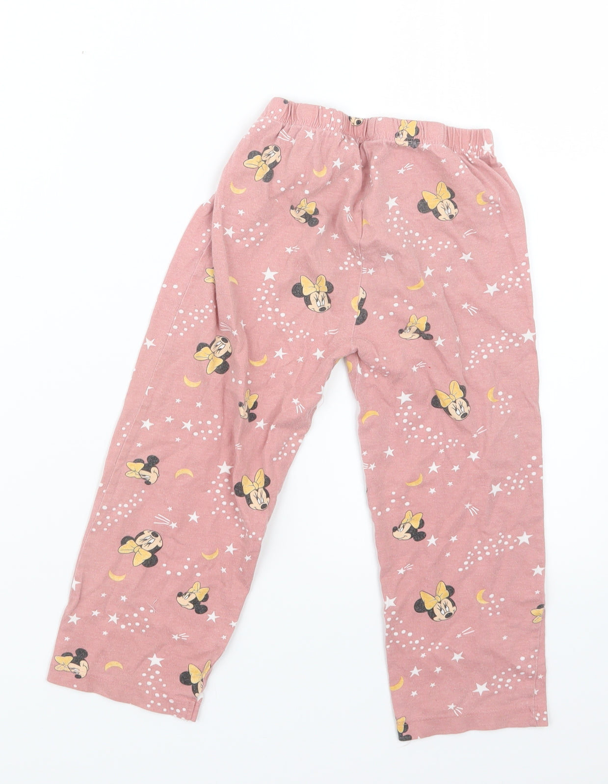 Primark Girls Pink Geometric  Capri Pyjama Set Size 3-4 Years  - Minnie Mouse