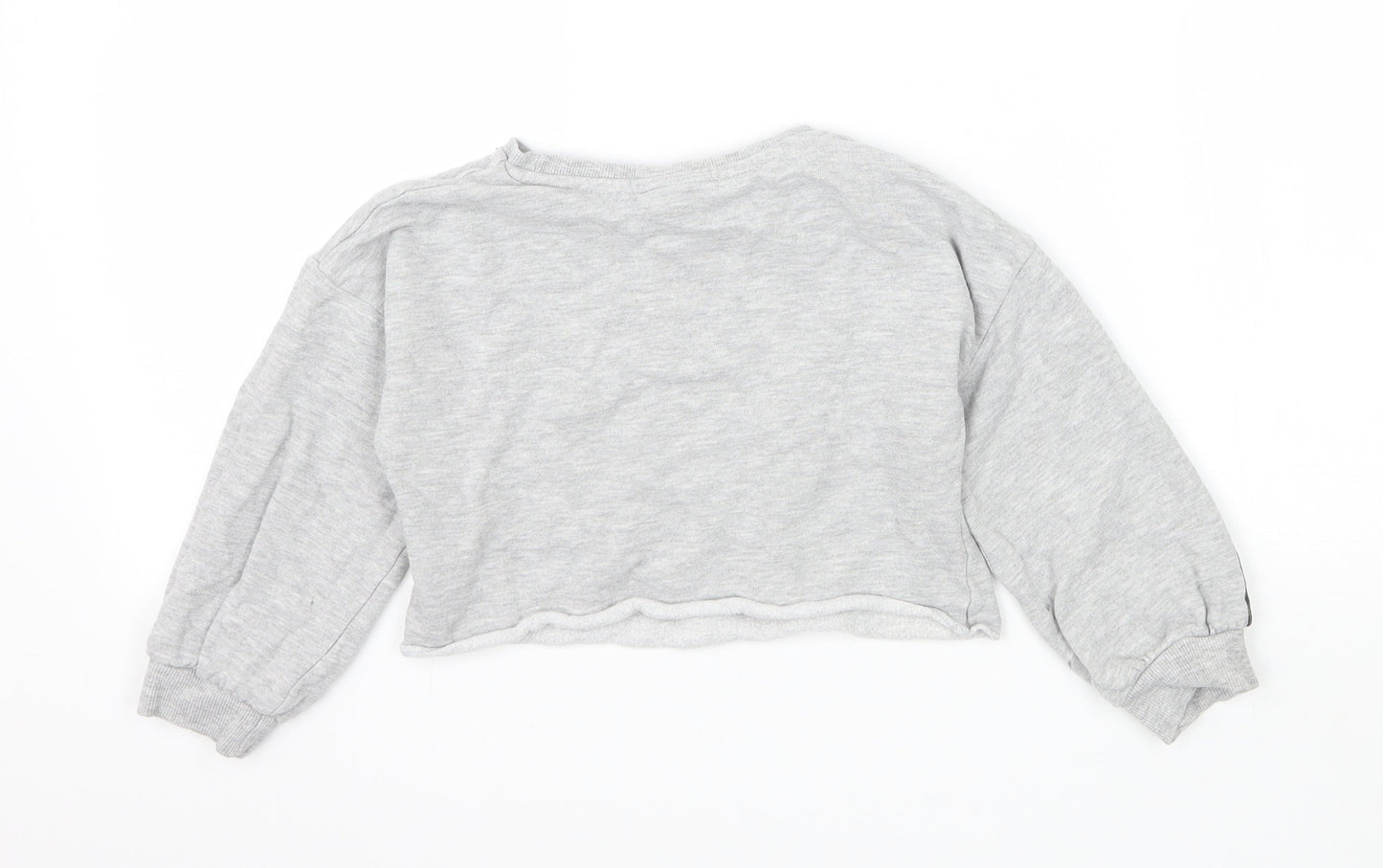 Matalan Girls Grey  Jersey Pullover Sweatshirt Size 5 Years