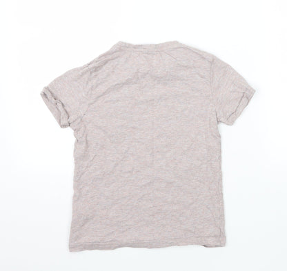 M&S Girls Pink  Jersey Basic T-Shirt Size 7-8 Years