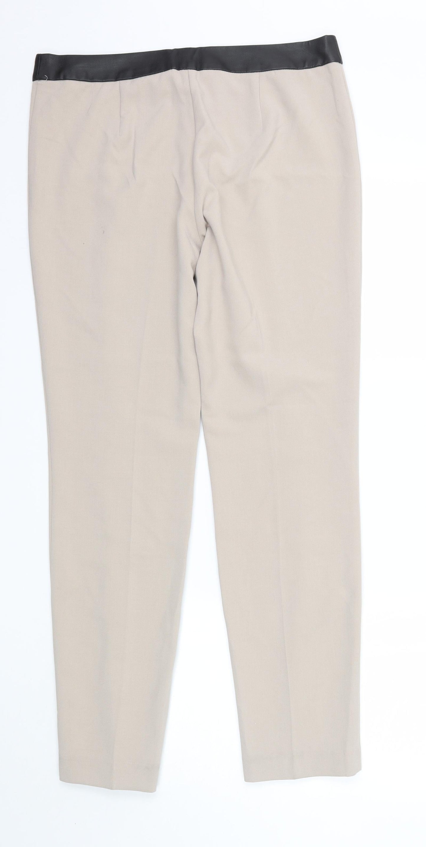 Womens UK Size 12 NEXT Regular Fit  Beige Trousers