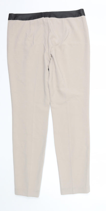 Womens UK Size 12 NEXT Regular Fit  Beige Trousers
