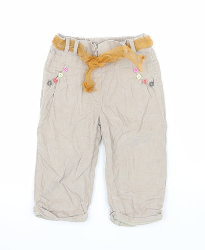 TU Girls Brown    Trousers Size 12-18 Months