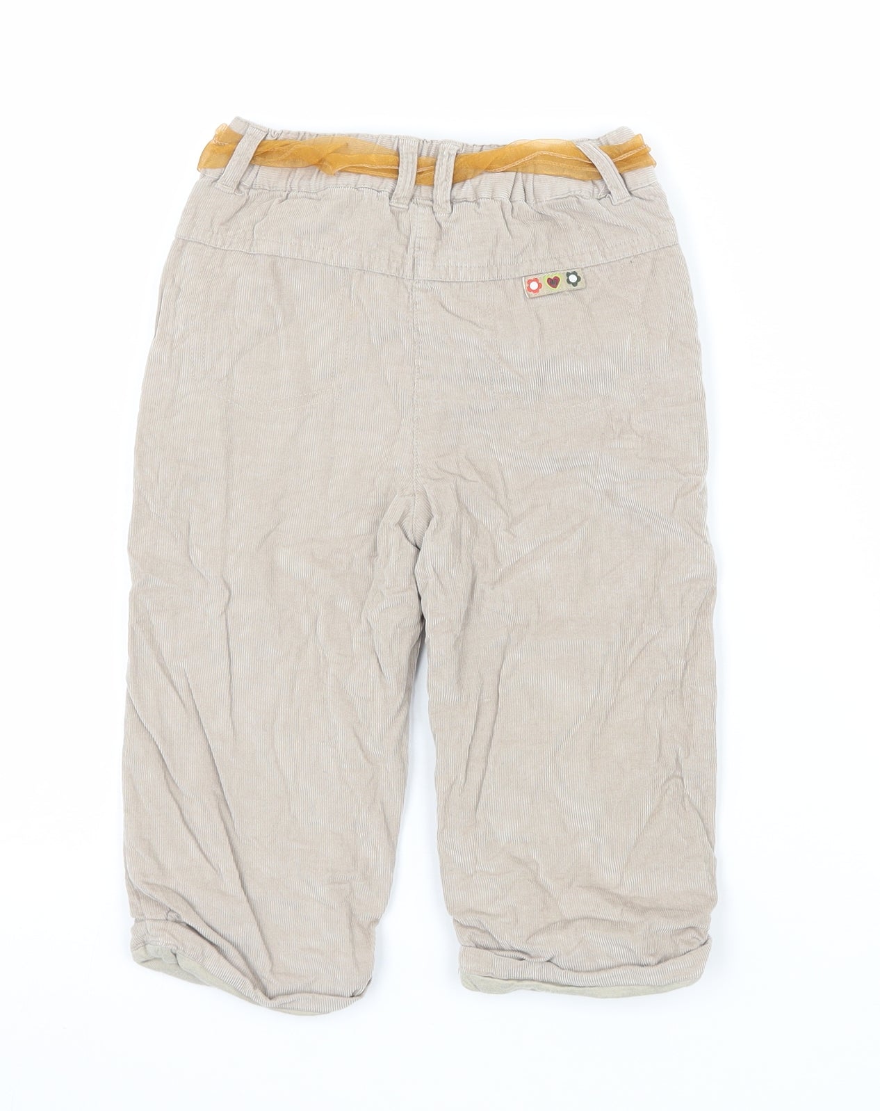 TU Girls Brown    Trousers Size 12-18 Months