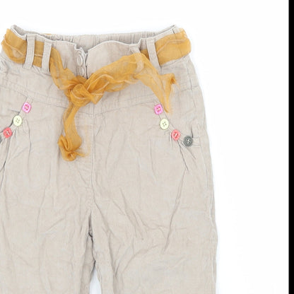 TU Girls Brown    Trousers Size 12-18 Months