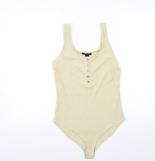 FOREVER 21 Womens Beige   Basic Tank Size S