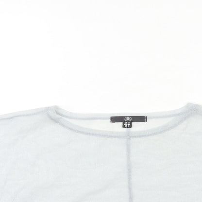 Womens UK Size 12 Missguided Grey Basic Blouse