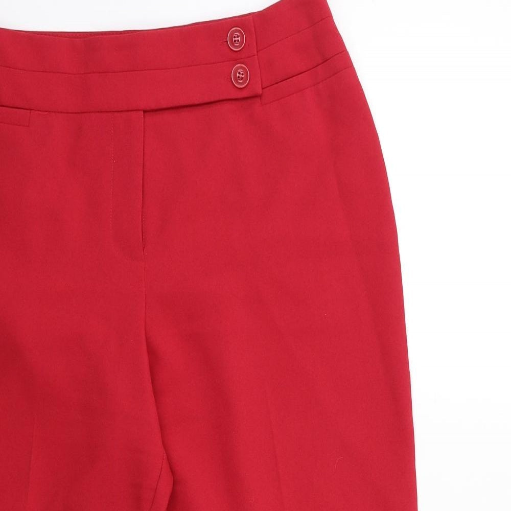 Bonmarché Womens Red   Rain Trousers Trousers Size 12 L20 in
