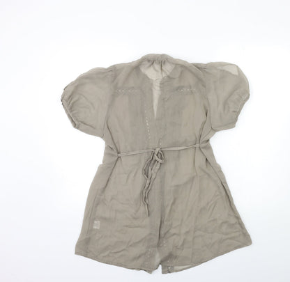 Womens UK Size 10 Select Grey Basic Blouse