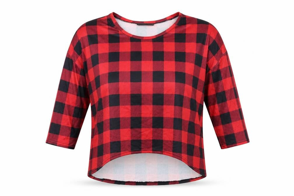 Womens UK Size M Zanzea Red Basic T-Shirt