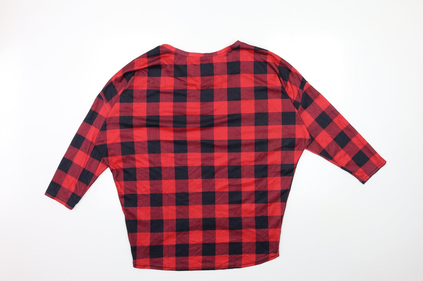 Womens UK Size M Zanzea Red Basic T-Shirt