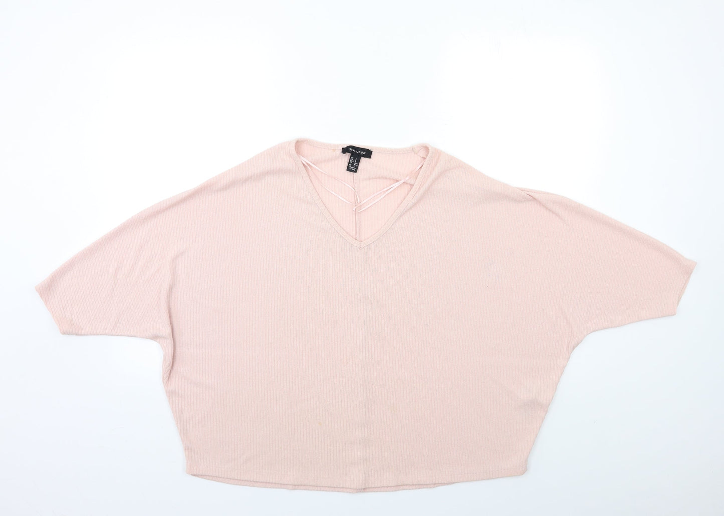 Womens UK Size S New Look Pink Pullover Jumper