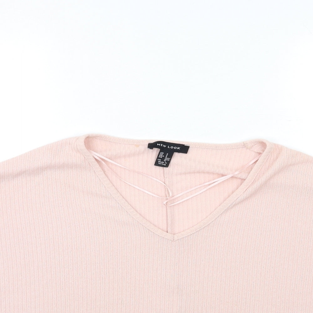 Womens UK Size S New Look Pink Pullover Jumper