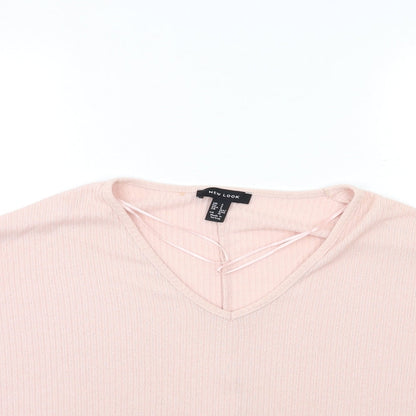 Womens UK Size S New Look Pink Pullover Jumper