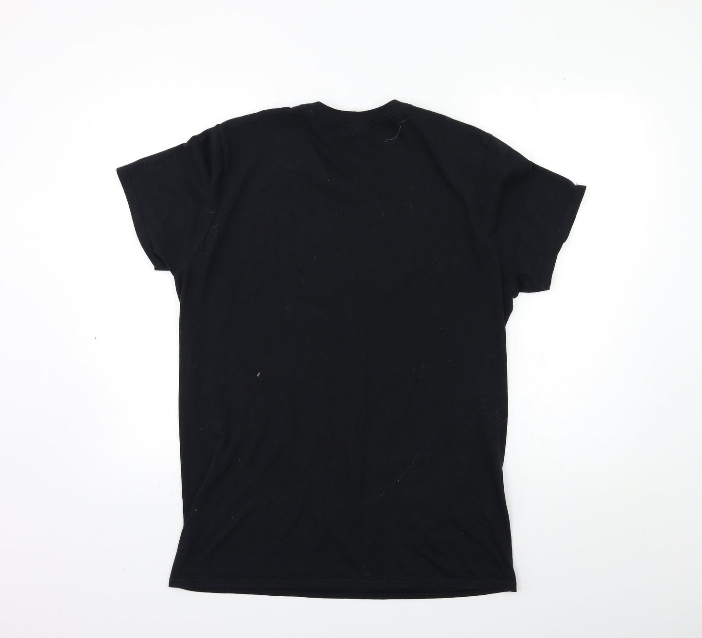 Mens UK Size M Gildan Black  T-Shirt