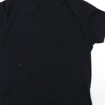 Mens UK Size M Gildan Black  T-Shirt