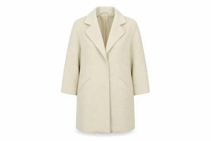 Atmosphere Womens Beige   Overcoat Coat Size 10