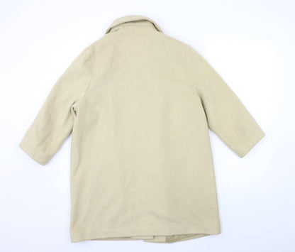 Atmosphere Womens Beige   Overcoat Coat Size 10