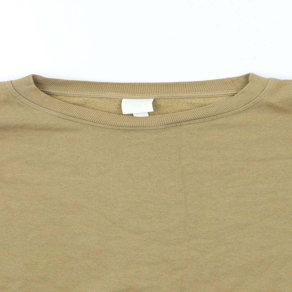 H&M Womens Brown   Pullover Sweatshirt Size XL  - Padded Shoulders