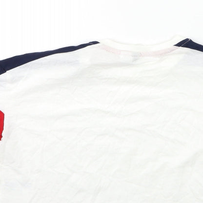 Womens UK Size XS H&M White Basic T-Shirt