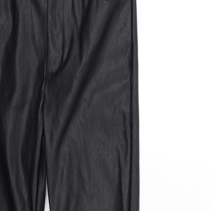 In Vogue Womens Black   Trousers  Size S L29 in