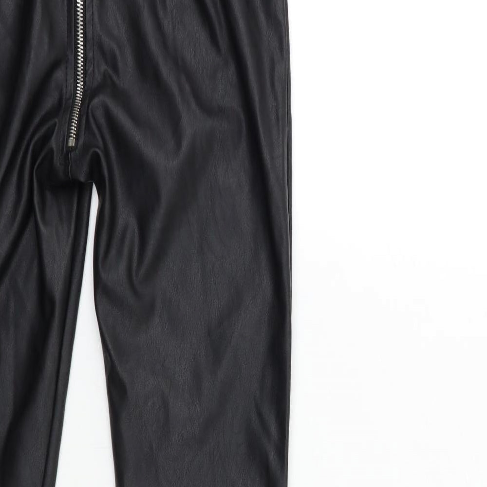 In Vogue Womens Black   Trousers  Size S L29 in