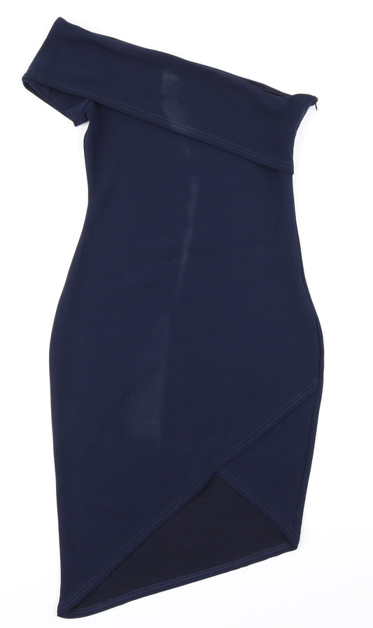 Missguided Womens Blue   Bodycon  Size 10