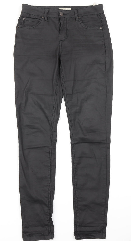Womens UK Size 28 in Selected Regular Fit Skinny Black Jeans