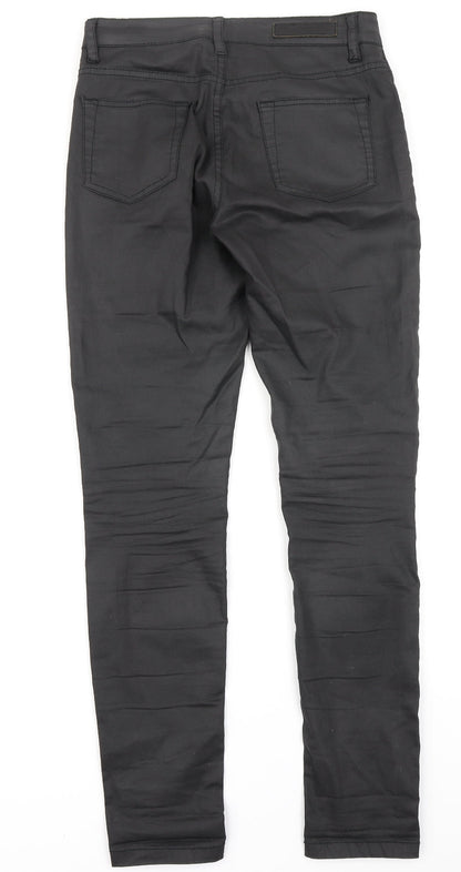 Womens UK Size 28 in Selected Regular Fit Skinny Black Jeans