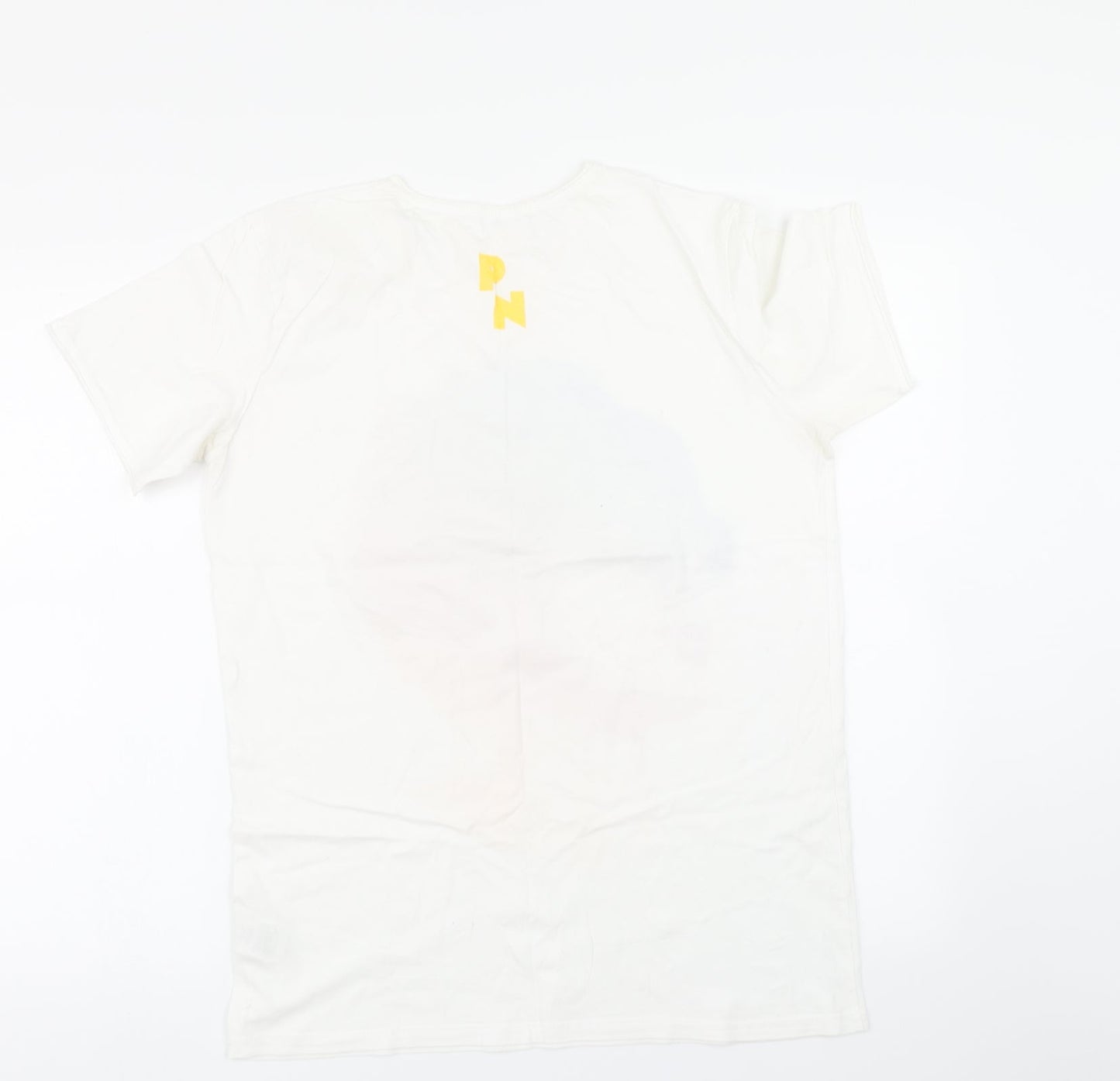 Mens UK Size M Continental White  T-Shirt