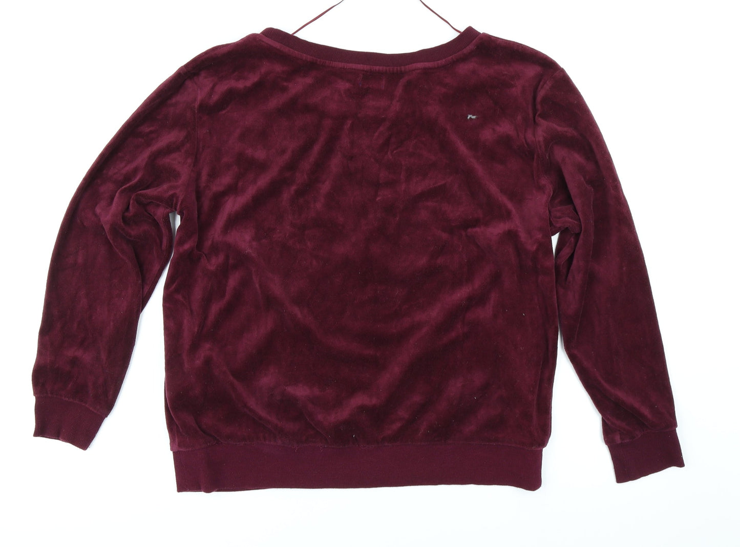 Love to Lounge Womens Purple Solid Fleece Top Pyjama Top Size L  - Harry Potter