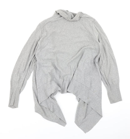 Womens UK Size 14 F&F Grey Cardigan Jumper