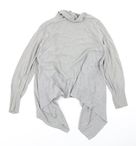 F&F Womens Grey  Knit Cardigan Jumper Size 14