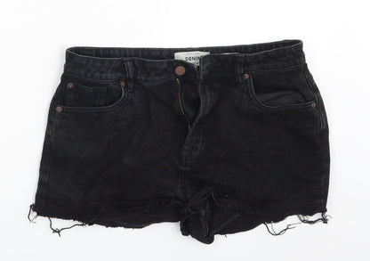 New Look Womens Black   Mom Shorts Size 12