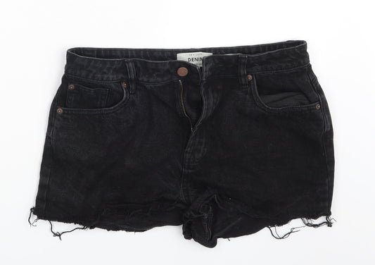 New Look Womens Black   Mom Shorts Size 12