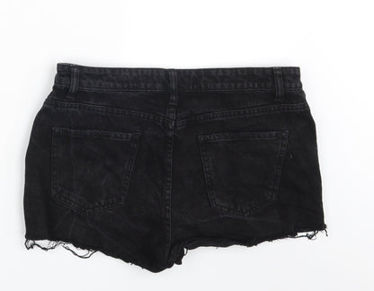 New Look Womens Black   Mom Shorts Size 12