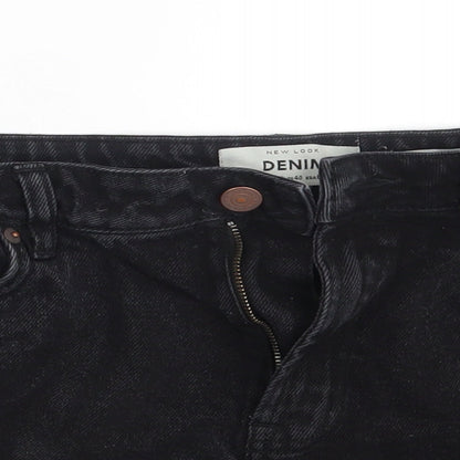 New Look Womens Black   Mom Shorts Size 12