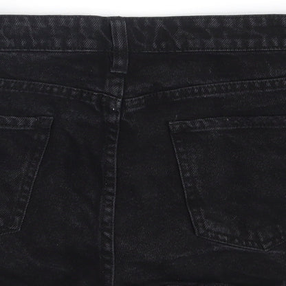 New Look Womens Black   Mom Shorts Size 12