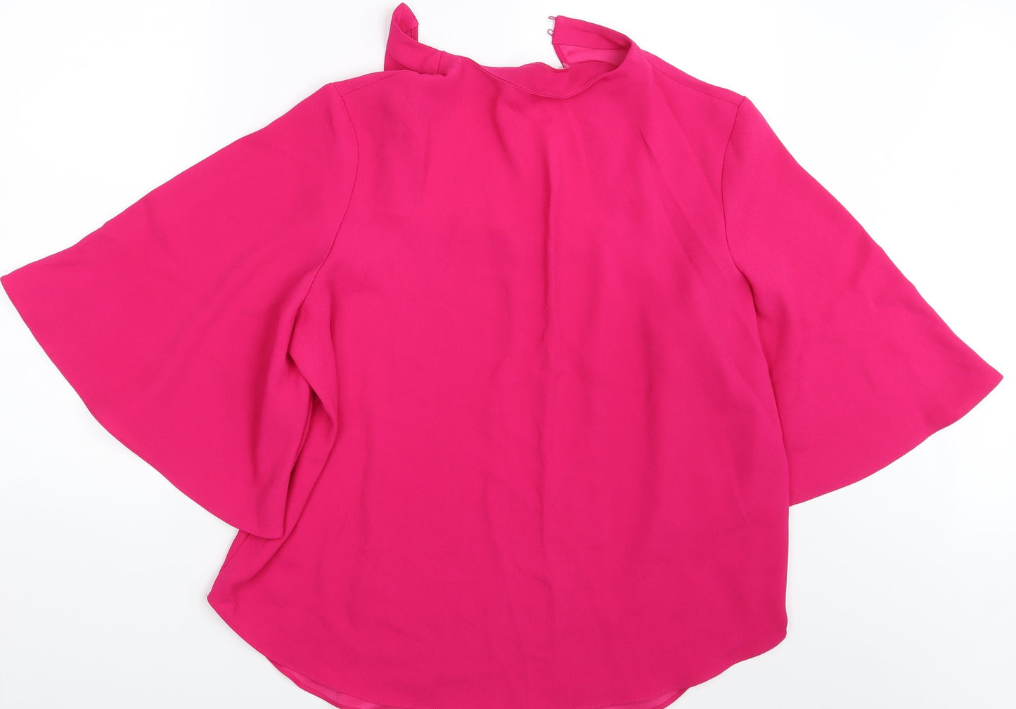 Womens UK Size One Size Preworn Pink Basic Blouse