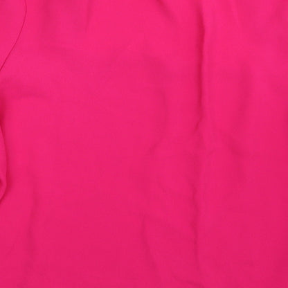 Womens UK Size One Size Preworn Pink Basic Blouse