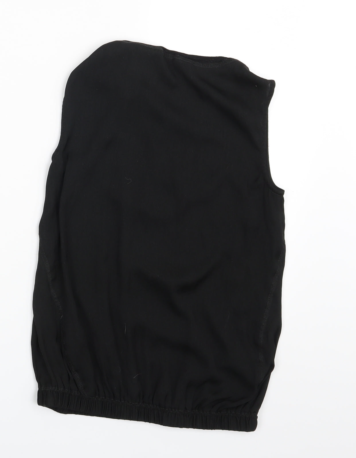 Womens UK Size 6 NEXT Black Basic Blouse