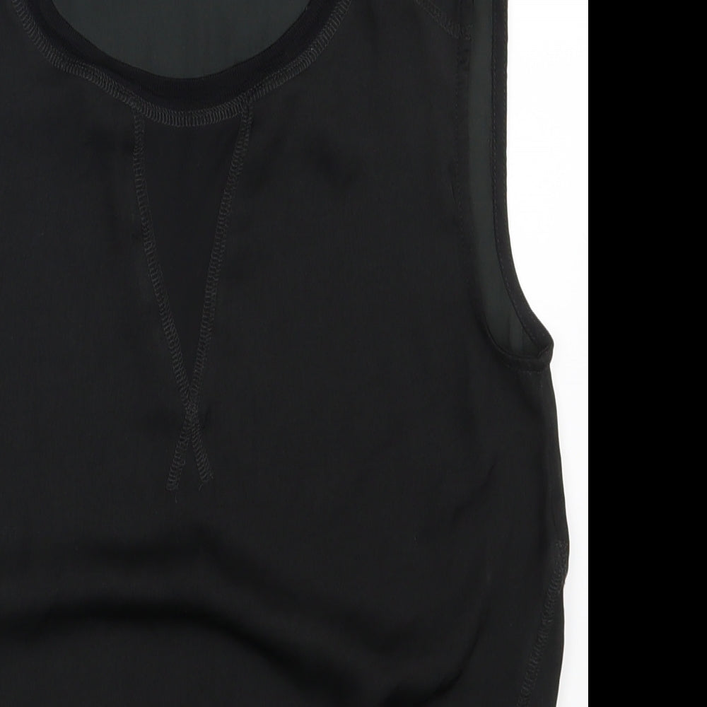 Womens UK Size 6 NEXT Black Basic Blouse