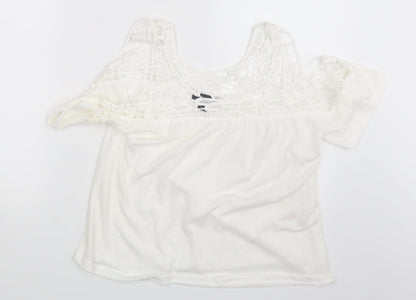 Primark Womens Ivory   Basic Blouse Size 6