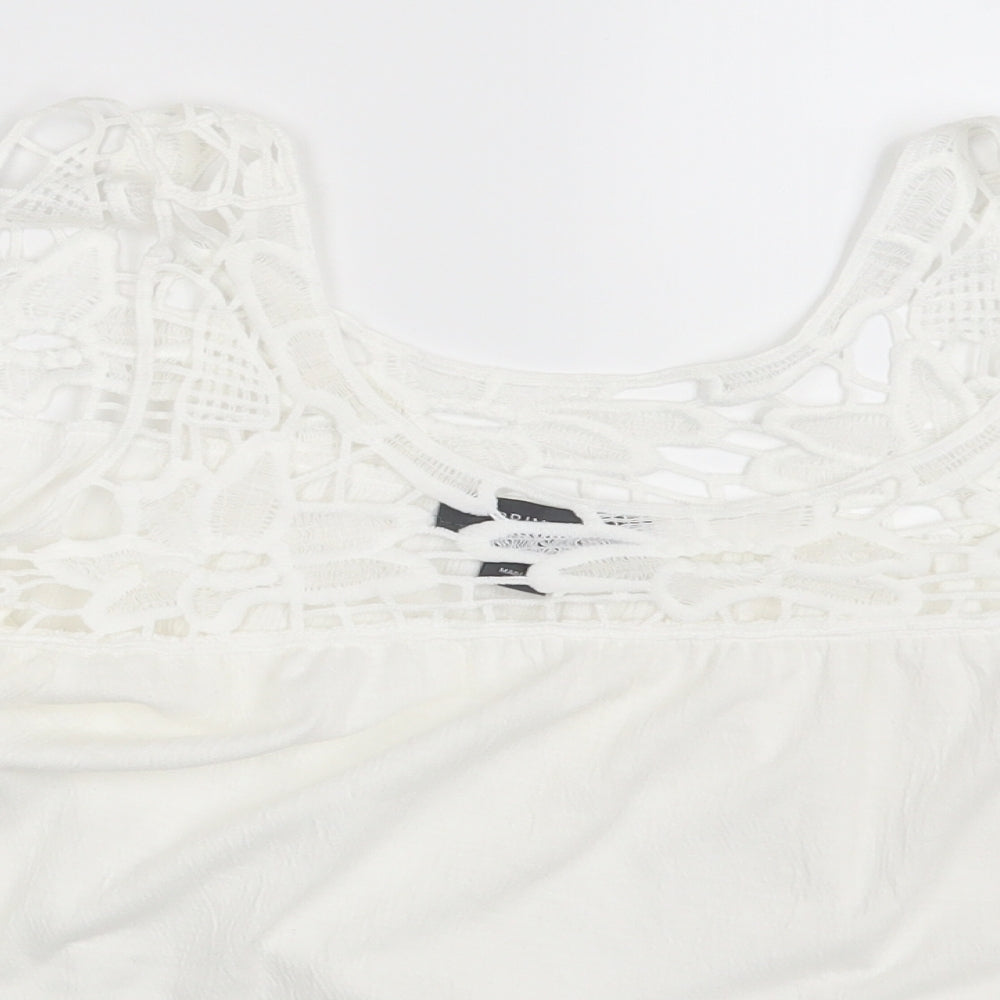 Primark Womens Ivory   Basic Blouse Size 6